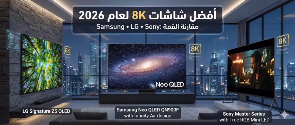 ما هي أفضل شاشة 8K يمكنك شراؤها في 2026